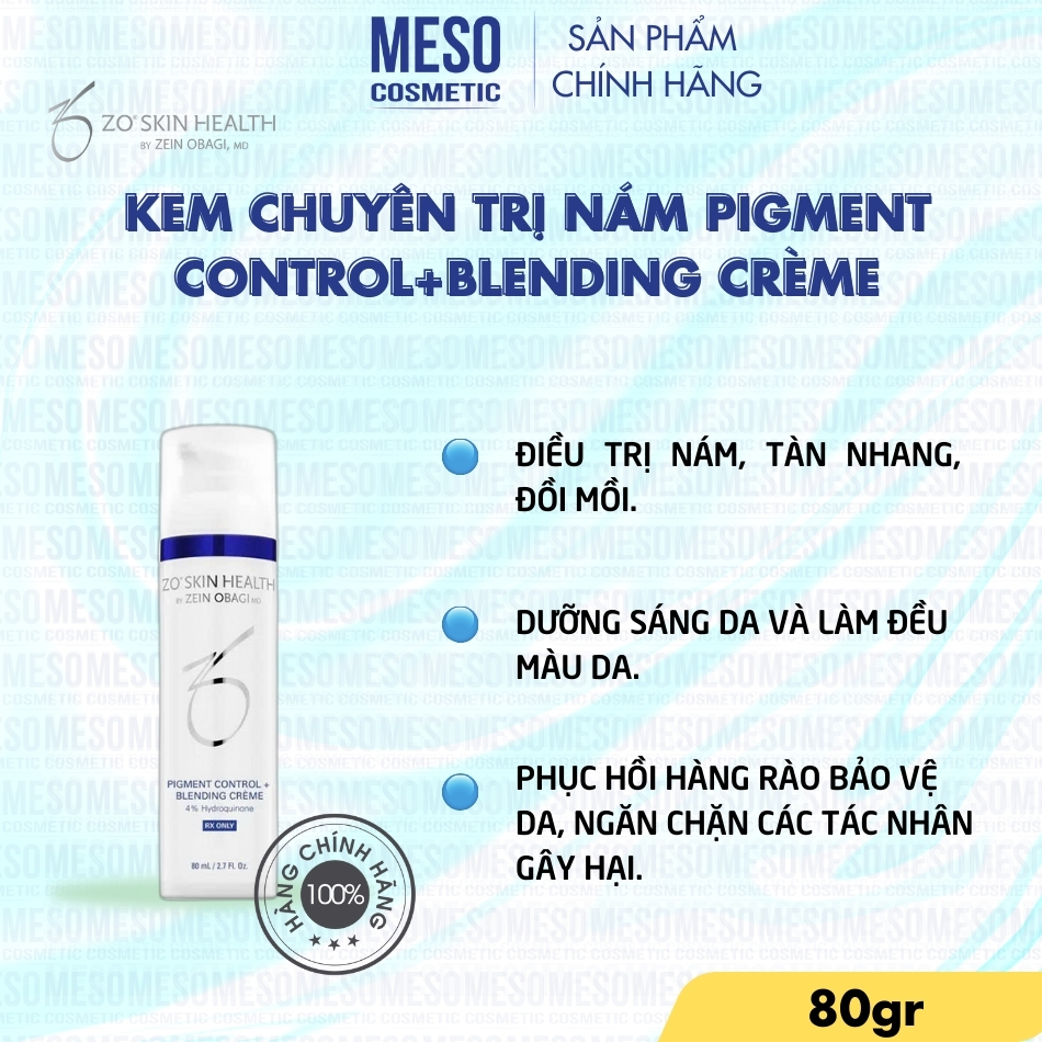 Kem chuyên trị nám PIGMENT CONTROL+BLENDING CRÈME